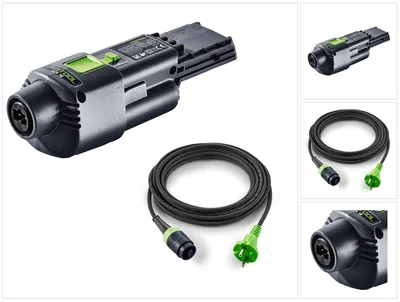Productafbeelding van Festool netadapter ACA 220-240/18V Ergo voor accuschuurmachines RTSC 400, DTSC 400, ETSC 125 met 4 m kabel ( 202501 )