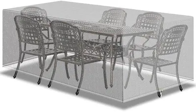 Immagine prodotto di Telo impermeabile per terrazza – adatto a tavoli da terrazza di grandi dimensioni – 1 pezzo – 280 x 204 x 106 cm