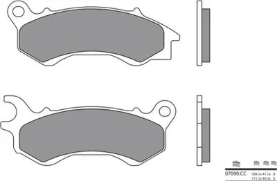 Produktbild von BREMBO Bremsbeläge Satz Vorne 07090