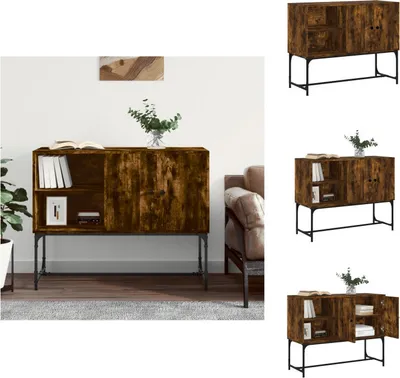 Produktbild von vidaXL Sideboard Räuchereiche 100x40x79,5 cm Holzwerkstoff -  Sideboards