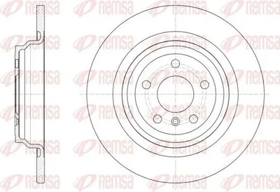 Produktbild von 2x REMSA Bremsscheibe 61577.00 hinten passend für MERCEDES-BENZ M-Klasse (W166)