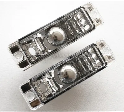 Immagine prodotto di 2x indicatori di direzione anteriori in vetro trasparente cromato per VW Golf 1 2 Caddy Polo 86C +Cabrio