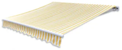 Immagine prodotto di Maison Exclusive - Tenda da sole a braccio articolato motorizzata, 600 cm, giallo/bianco