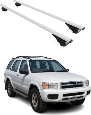 Produktbild von Dachträger Grundtäger für Nissan Pathfinder 1996-2004 75kg Metall Silber 2 tlg