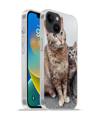 Produktbild von MuchoWow® Handyhülle Schutzhülle Hülle für Apple iPhone 14 Plus - Soft case Katze - Kätzchen - Fell Silikon Softcase Handy Hülle - Abbildung
