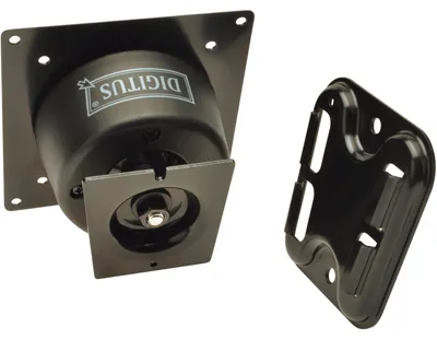 Produktbild von Digitus Universelle Wandhalterung mit Schwenkfunktion, 15 kg, Metall, Schwarz