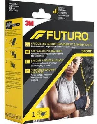 Obrázok produktu pre FUTURO™ 09033DABI FUTURO™ Handgelenkbandage Sport 09033DABI schwarz 11,4-24,1 cm, 1 St.