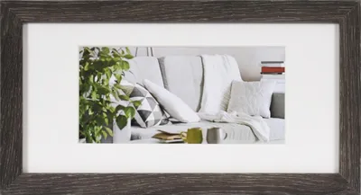Produktbild von Henzo Modern Bilderrahmen 15x30 cm Dunkelgrau