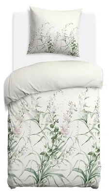 Obrázek produktu pro Běžné povlečení, flanelové povlečení, vhodné na zimu, teplé, rozměr 140x200, model 31525-1, s jemným květinovým vzorem