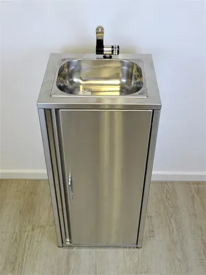 Produktbild von Mobiles Waschbecken Edelstahl Spülbecken Handwaschbecken Camping Edelstahl