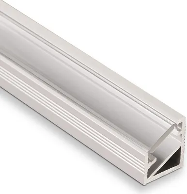 Produktbild von 3 Stück LED Profil-66 Eckprofil Alu eloxiert mit klarer Abdeckung 2000 x 14,5 x 16,5 mm von SOTECH