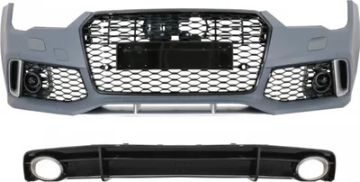 Immagine prodotto di Paraurti per Audi A7 4G Facelift 15-18 RS7 S-Line solo diffusore Terminali di scarico