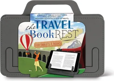 Zdjęcie produktu dla Travel Bookrest Szary Uchwyt Do Książki Tabletu