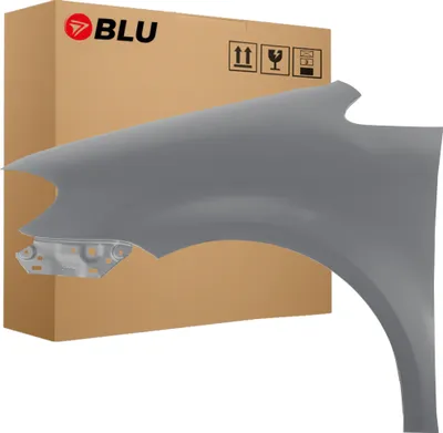 Immagine prodotto di BLU Parafango compatibile con VW Volkswagen Touran 1T2 LD7S Sinistra Grau SlateGrau | 2007-2010 | Anteriore | Verniciato | Pronto per il montaggio | Acciaio