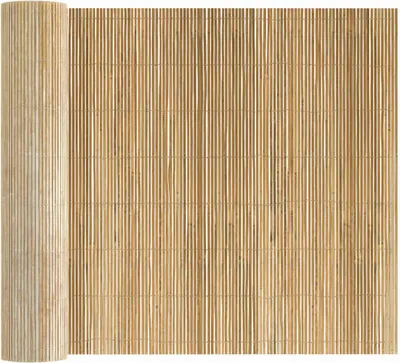 Zdjęcie produktu dla vidaXL Ogrodzenie bambusowe w kolorze naturalnym 400 x 150 cm Bambus