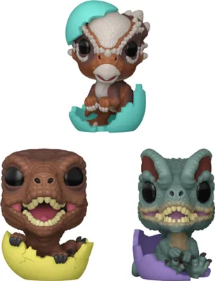 Immagine prodotto di Jurassic World Pocket POP! Uovo in vinile da 2 cm (16)