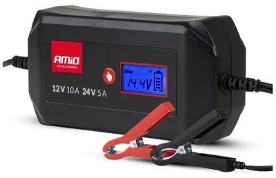 Produktbild von AMiO STD GEL Autobatterie Ladegerät Batterieladegerät für KFZ LKW Motorrad 04525