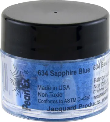 Produktbild von Jacquard Pigmentpulver Saphirblau 3 g - kreatives Basteln