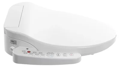 Produktbild von Intelligenter Bidet-Toilettensitz - Elektronischer Dusch-WC-Aufsatz - 220V EU-Stecker - Beheizter Sitz & Warmwasser - Warmlufttrockner 250 W - LED-Nachtlicht - IPX4 - Weiß
