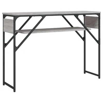 Produktbild von vidaXL Konsolentisch mit Ablage Grau Sonoma 105x30x75cm Holzwerkstoff