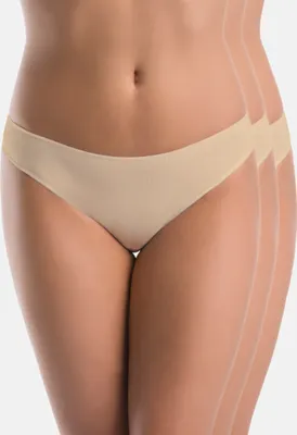 Obrázek produktu pro Teyli 3-pack: Klasické bavlněné kalhotky Elisa Female 136-3 beige XXL