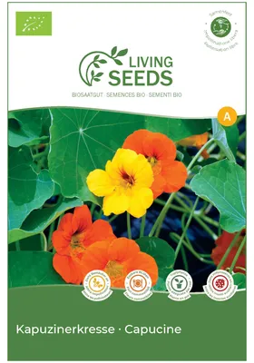 Produktbild von Kapuzinerkresse 6.1g Saatgut von Living Seeds