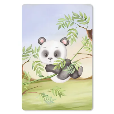 Produktbild von MuchoWow® Mauspad Mousepad Dschungel - Panda - Tiere 40x60 cm - Mousepads - Maus Mat - Pad - Mausunterlage - Schreibtisch Accesoire