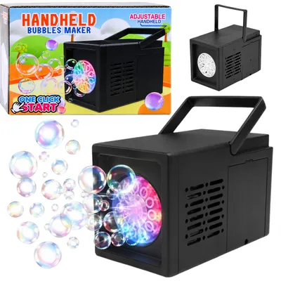 Immagine prodotto di Macchina per bolle portatile a 10 fori – Nera