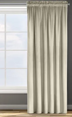Immagine prodotto di Tenda in raso opaca beige 140x270 cm extra lunga