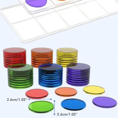 Produktbild von Transparentes magnetisches Zehn-Rahmen-Zählspielzeug, digitales Spielzeug für Kinder
