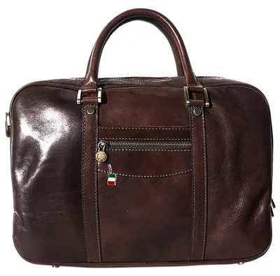 Obrázek produktu pro Kožená taška přes rameno Florence business bag taška přes rameno hnědá OTF148N