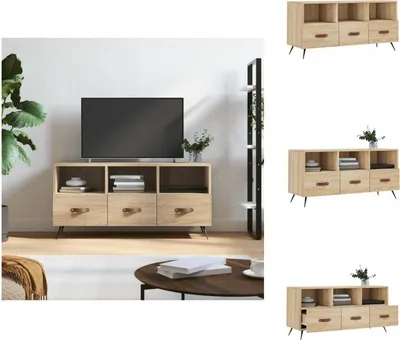 Image de vidaXL Armoire TV Chêne Sonoma 102x36x50 cm Bois composite - Meuble TV