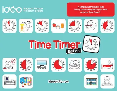 Produktbild von Magnetisches Piktogramm Set für Time Timer