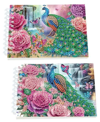 Diamond Painting Notizblock, 2 Stk., 14 x 10,4 cm, DIY