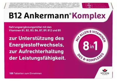Produktbild von B12 Ankermann Komplex, 60 St. Tabletten