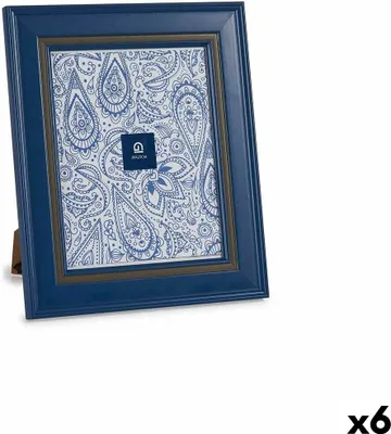 Obrázek produktu pro Fotorámeček křišťálově modrý plast (6 kusů) (2 x 33 x 28 cm)