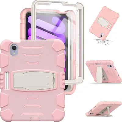 Zdjęcie produktu dla Pancerne etui do iPada Pro 12,9" z podstawką i uchwytem na rysik Różowy