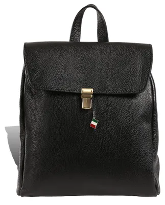 Produktbild von Florence Rucksack Damen Echtleder Cityrucksack schwarz D2ORF104S1