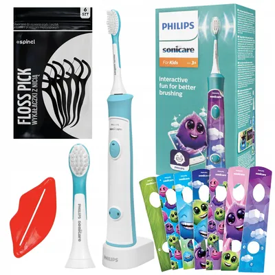 Zdjęcie produktu dla Szczoteczka Soniczna Philips Sonicare Dla Dzieci Z Naklejkami + Dodatki
