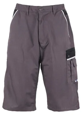 Produktbild von TMG Style Herren-Arbeitsshorts aus Canvas mit Cordura-Verstärkungen, 60, grey