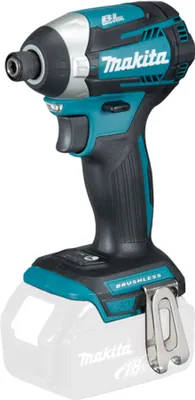 Produktbild von Makita DTD154Z, Schlagschrauber, Pistolengriff, 1/4", Schwarz, Blau, Bürstenlos, 3800 RPM
