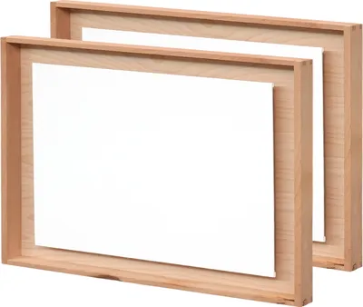 Obrázek produktu pro 2x PLOCHÁ MALÍŘSKÁ DESKA S RÁMEM 30x40 cm | Malířská sada