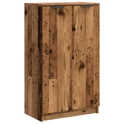 Produktbild von Schuhschrank Altholz-Optik 59x35x100,5 cm Holzwerkstoff