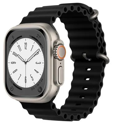 Zdjęcie produktu dla Pasek do Apple Watch 1/2/3/4/5/6/7/8/SE/SE 2 (38/40/41mm) - czarny