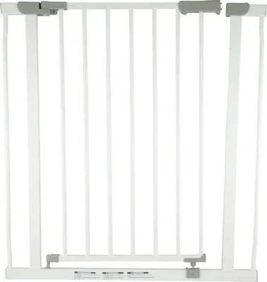 Zdjęcie produktu dla Bramka bezpieczeństwa dla psów AVA Gate (W: 75-81 cm x H: 76) - biała