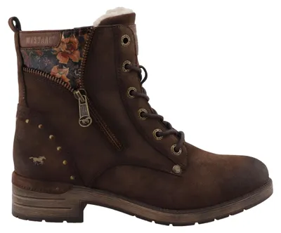 Obrázek produktu pro Dámské elegantní kotníkové boty Mustang 15M0072015, hnědé