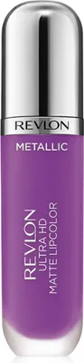 Obrázok produktu pre Revlon Ultra HD Metallic Matte Liquid Lipcolor, Fialová, HD Dazzle, 1 farba/farieb, Sfarbenie, Unisex, Matte, Metalické