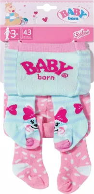 Obrázek produktu pro BABY born Tights 2x, 2 ass., Punčocháče, 3 rok/roky, 44 g