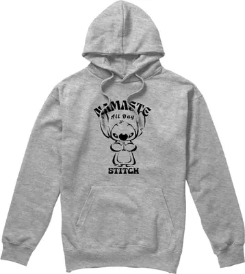 Produktbild von Lilo & Stitch - "Namaste All Day" Kapuzenpullover für Herren TV4564 (M) (Sport Heide)