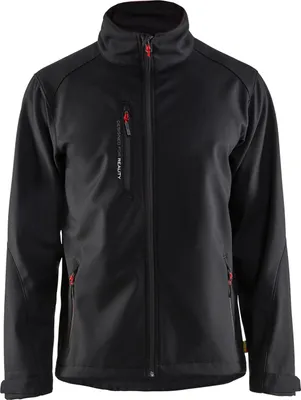 Produktbild von Blakläder® Softshell Jacke Schwarz 4752 2516, Farbe:schwarz, Größe:L